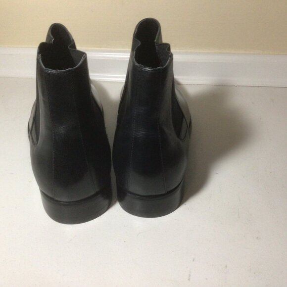 Aldo Black Leather Ankle Boot New Size 12 M - Picture 11 of 15